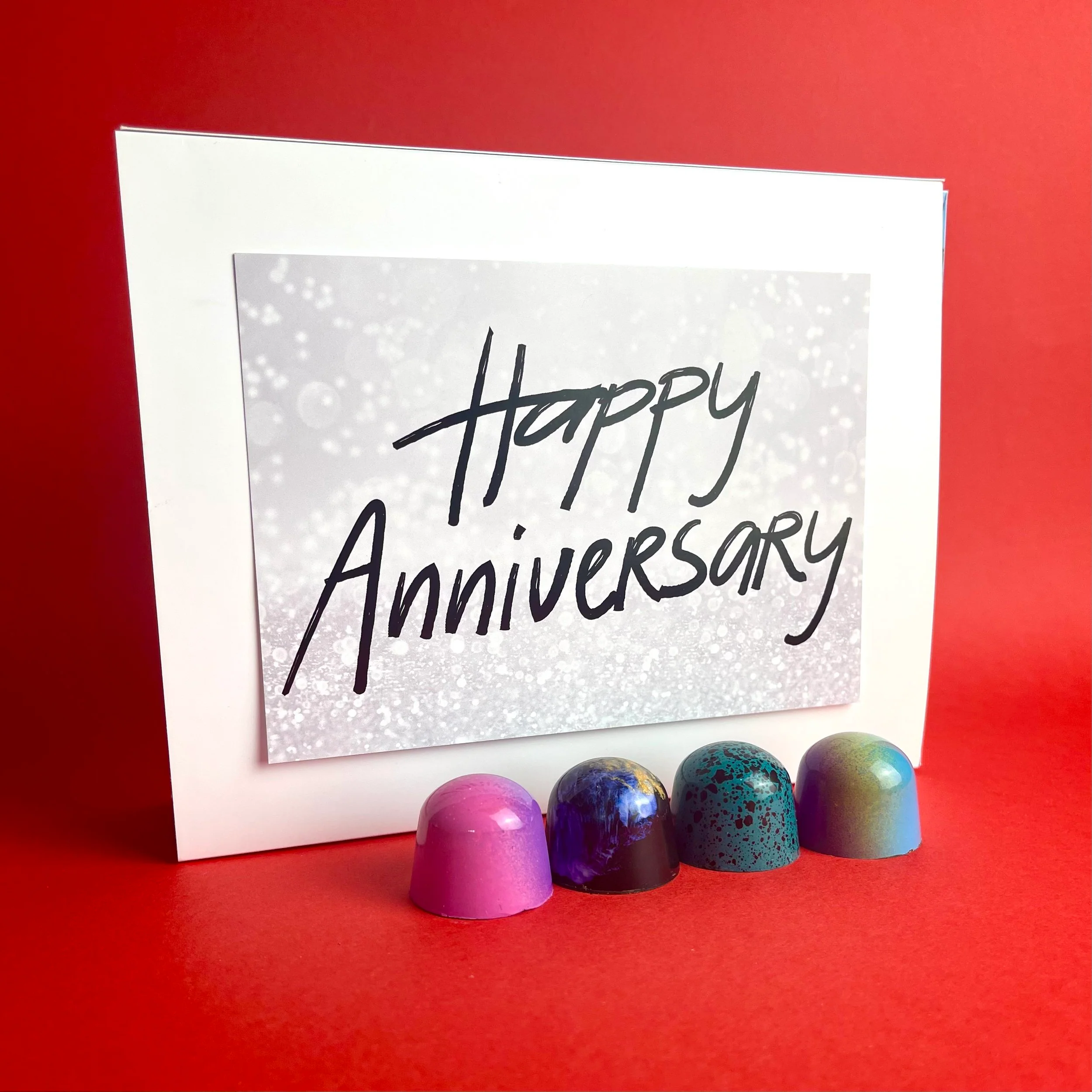 Happy Anniversary Box - 12 Chocolates - Image 3